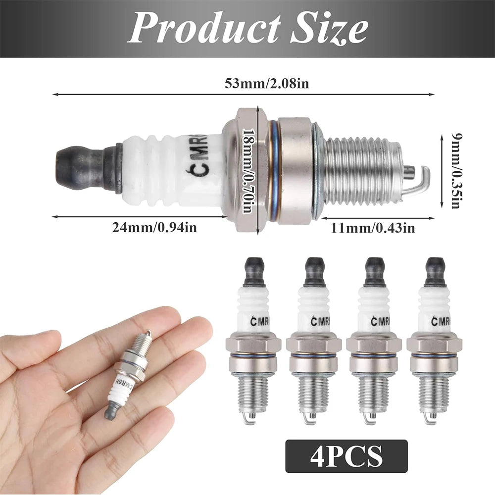 4Pcs Spark Plug CMR6H NGK for Stihl Chainsaw Trimmer Edgers