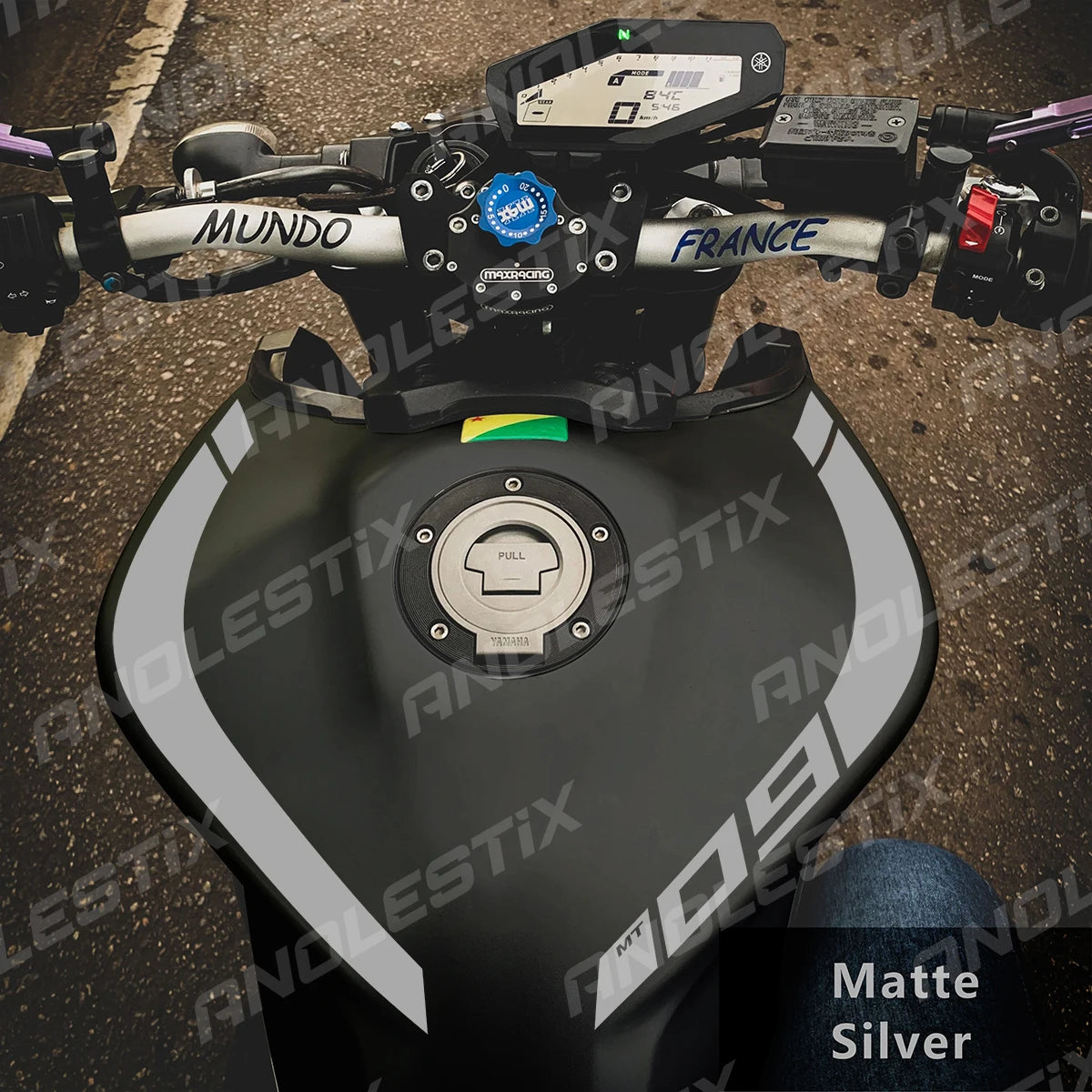 Reflective Vinyl Motorcycle Stickers for Yamaha MT09 FZ09 2018-2020