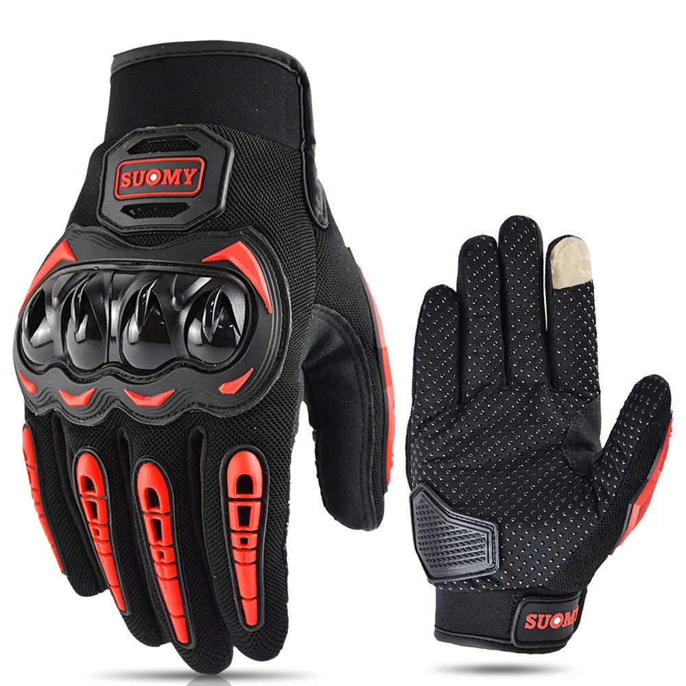 Suomy Summer Motorcycle Gloves Mesh Breathable Touch Screen Moto Motocross Unisex