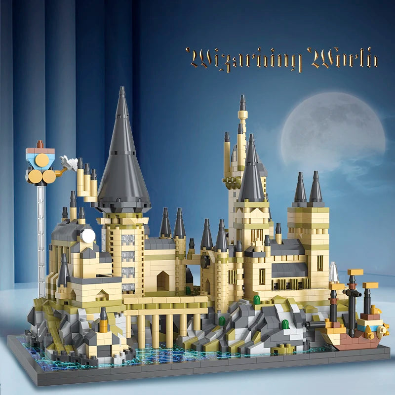 Micro Size Building Blocks 2700Pcs Gothic Castle DIY Plastic Bricks Set