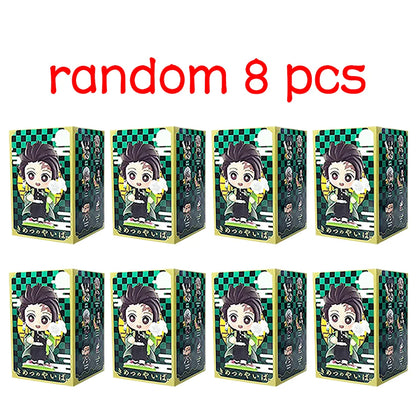 Demon Slayer Blind Box Figure Tanjiro Nezuko Anime PVC Collectible Toy