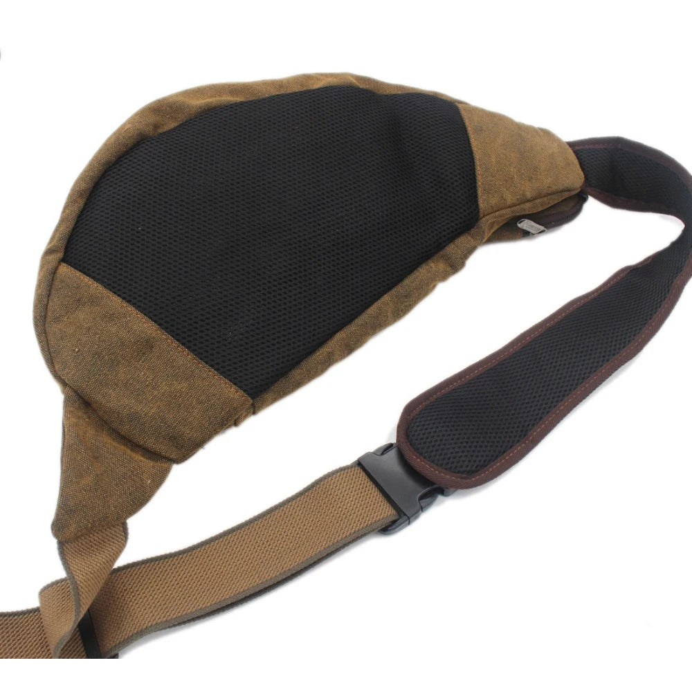 Men Sling Backpack Cross body Messenger Chest Bag Rucksack Laptop Climb Military Sports Travel Canvas Male One Shoulder Bags-EXPROTAS