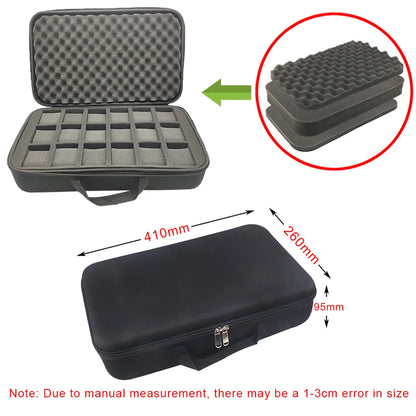 DIY Foam Hard Carry Case Storage Box Travel Zipper Bag Tool Accessories Camera