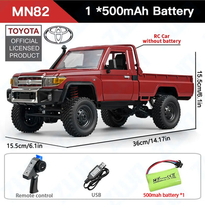 1:12 Full Scale RC Car MN82 PRO 4WD Off-Road Remote Control Truck Toy