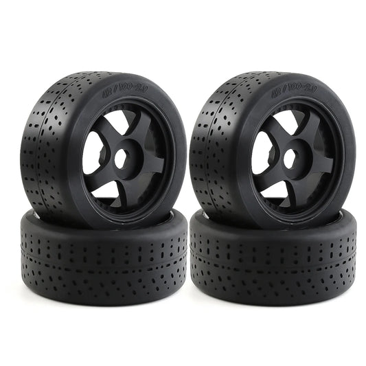 RS Black Rubber Tire 102x45mm 17mm Hex for Arrma 1/7 Infraction Felony Limitless