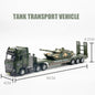 1/50 Scale Alloy Engineering Vehicle Model Set Diecast Excavator Transporter Car Toys Kids Boys Gift Tank Voiture Miniature-EXPROTAS
