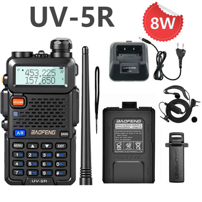 4PCS Baofeng UV-5R Two Way Radio Walkie Talkie Long Range 10KM 5W