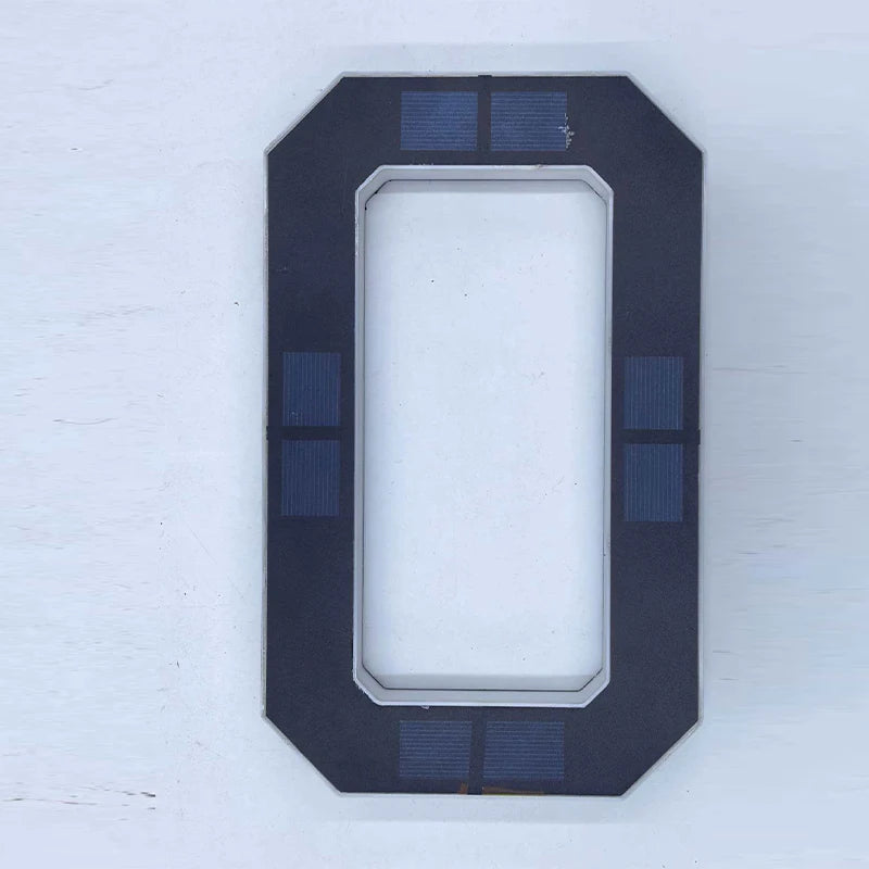 Solar House Number Light LED Address Plaque Sign for Door Wall Outdoor