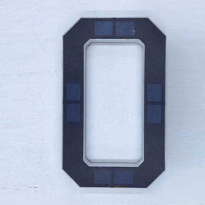 Solar House Number Light LED Address Plaque Sign for Door Wall Outdoor