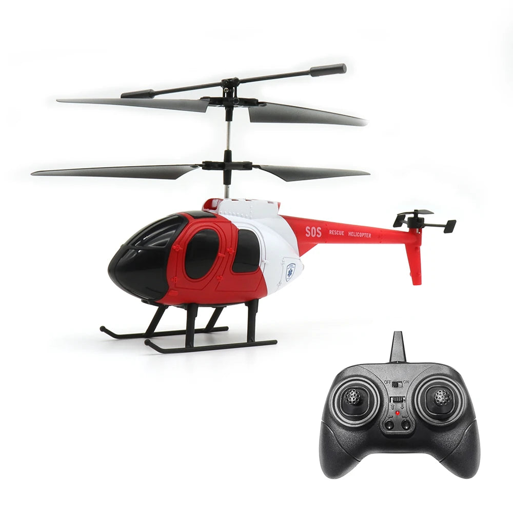 2.4GHz MD500 RC Helicopter 6-Axis Gyro Altitude Hold Remote Control Beginner Toy
