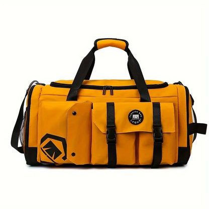 Large Travel Gym Backpack w/ Wet Dry Separation & Shoe Compartment Bag