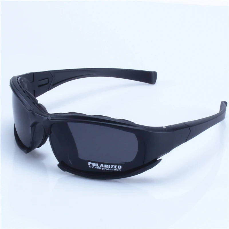 X7 Military Polarized Sunglasses Bulletproof Airsoft Shooting Smoke Lens Motorcycle Glasses