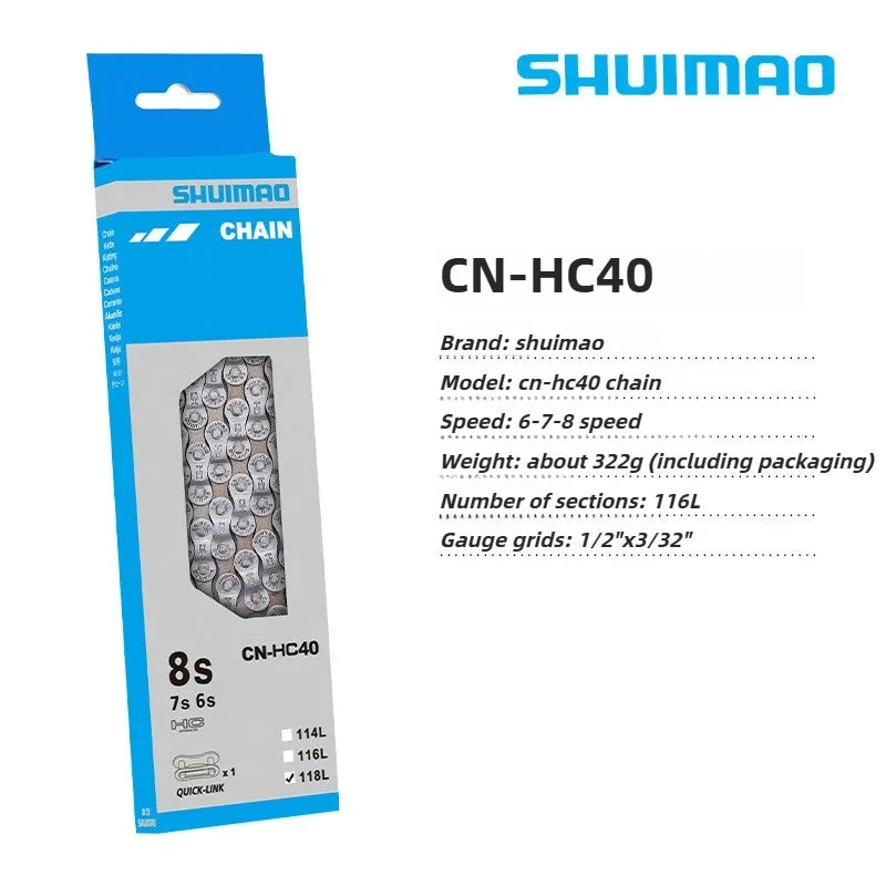 Bicycle Chain 6/7/8/9/10/11 Speed MTB 10v 11v 12v 116/126 Links