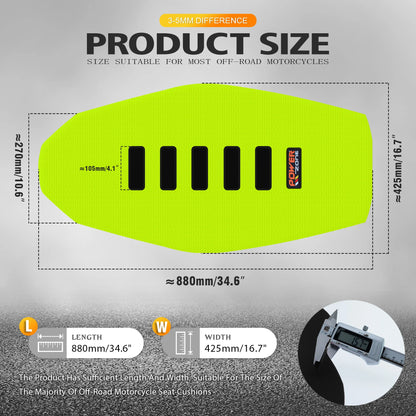 Waterproof Anti-Slip Gripper Seat Cover by Powerzone for SXF EXC KXF CRF