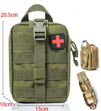 Tactical First Aid Kits Medical Bag Emergency Outdoor Hunting Car Camping Molle Survival Tool EDC Pouch Organizer Medical Bag-EXPROTAS