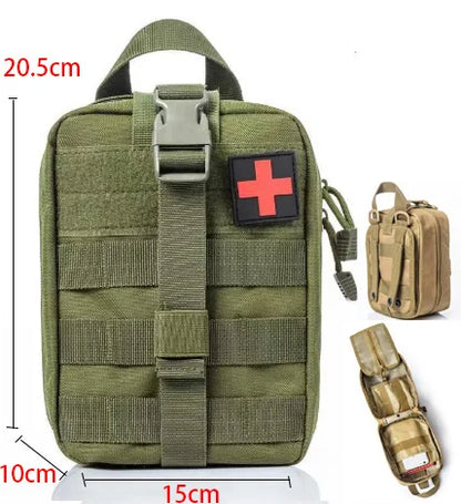 Tactical First Aid Kits Medical Bag Emergency Outdoor Hunting Car Camping Molle Survival Tool EDC Pouch Organizer Medical Bag-EXPROTAS