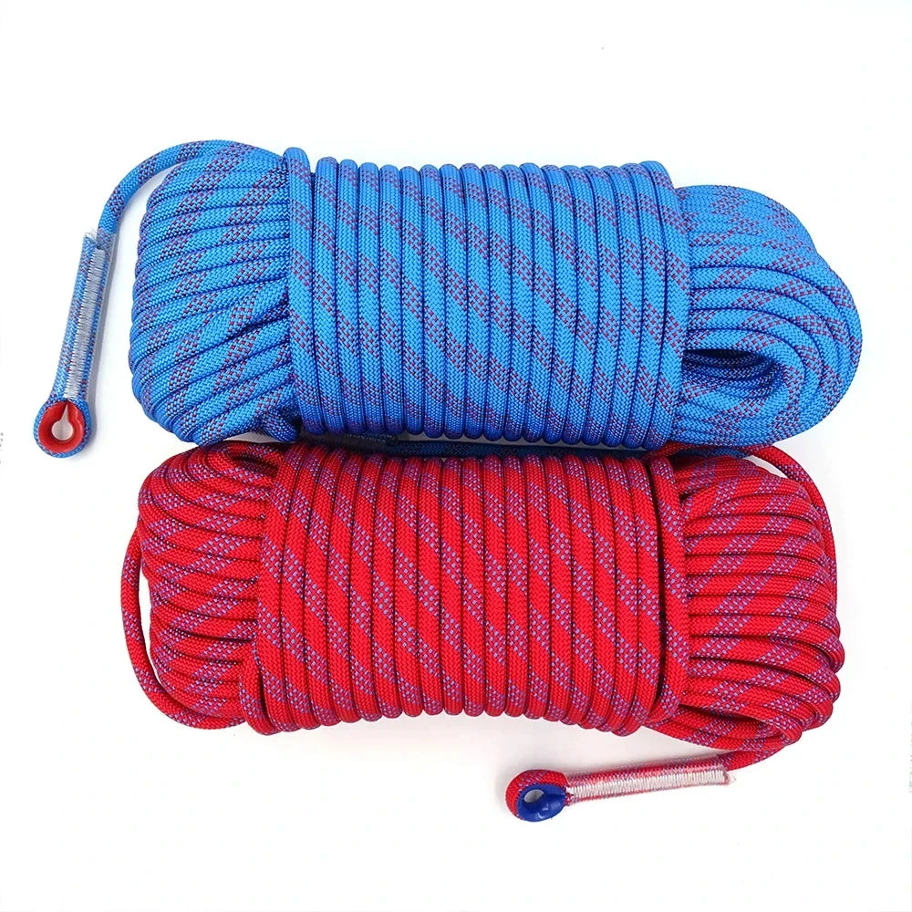 10mm Safety Climbing Rope Static Rock Mountaineering Life Rescue Outdoor Survival