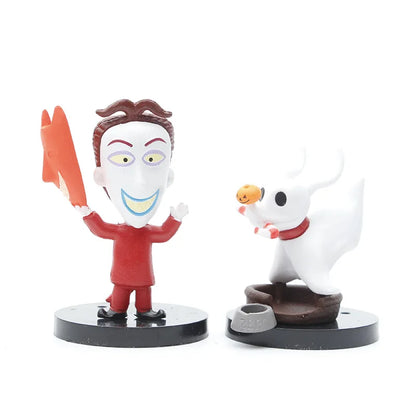 10pcs Nightmare Before Christmas Sally Jack Skellington PVC Vinyl Figure Set