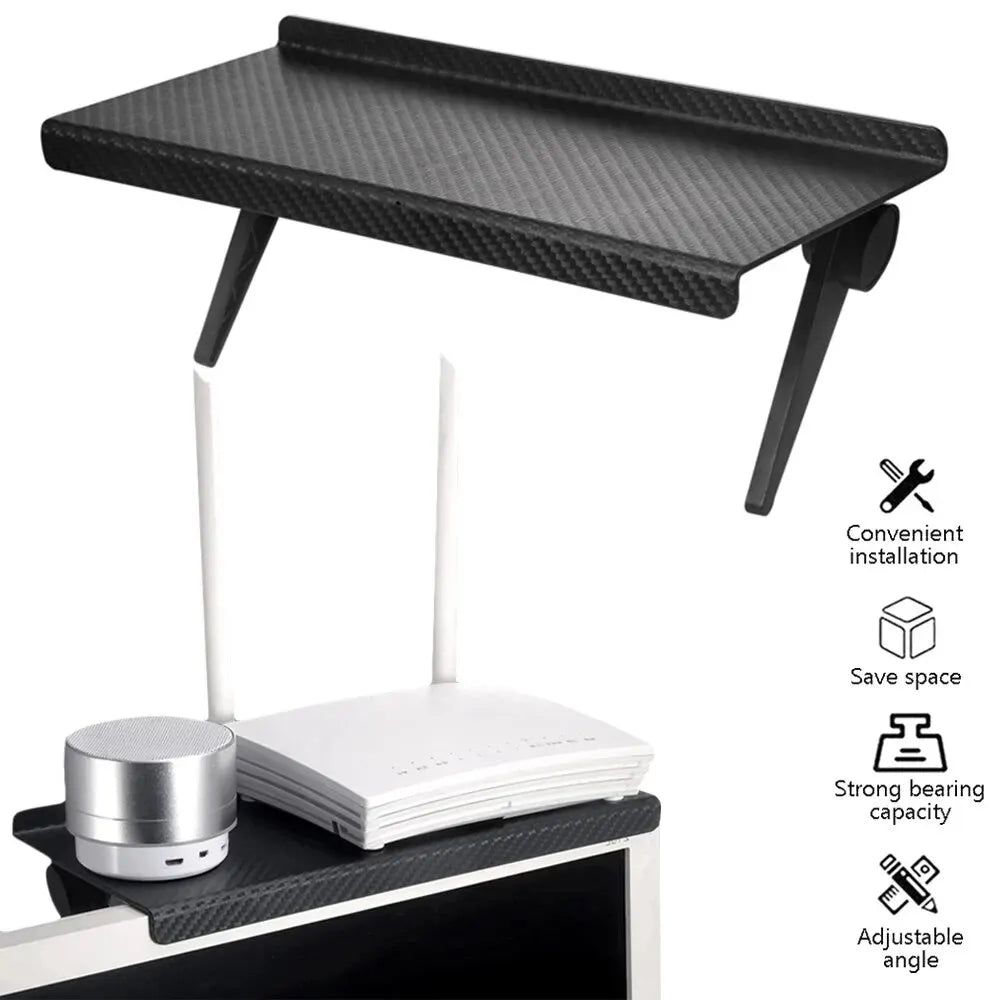 1PC TV Screen Storage Wireless Router Set-top Box Bracket Rack