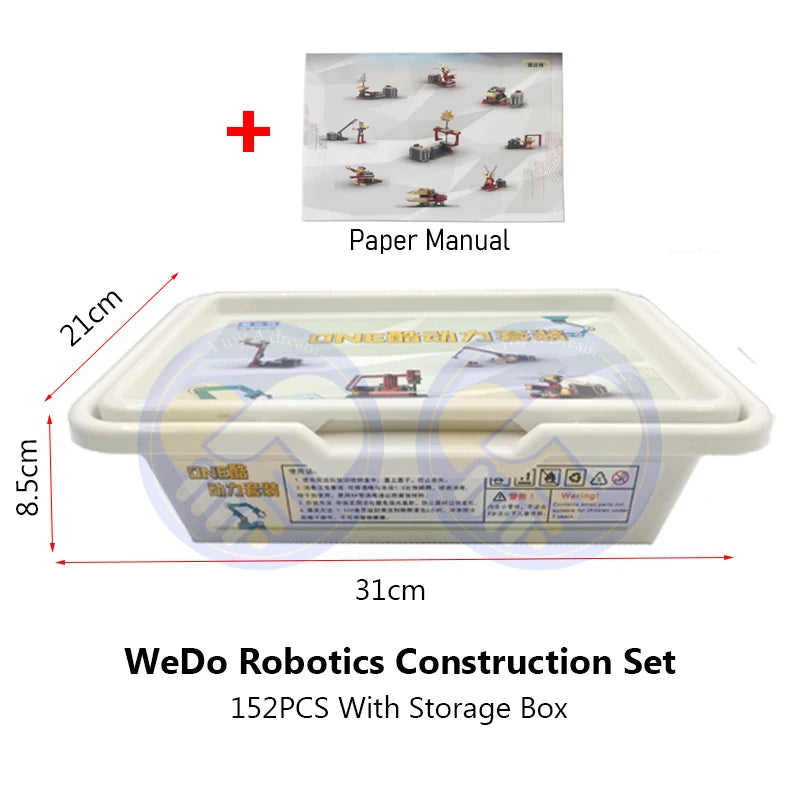 NEW WeDo 1.0 Robotics Construction Boxed Set Compatible with 9580 Educational and Dacta Mindstorms WeDo STEAM Blocks Bricks Toys-EXPROTAS
