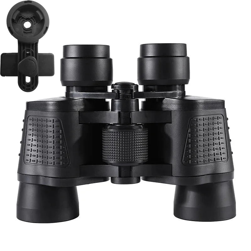 80x80 HD Binoculars High Magnification Portable Hunting Camping Outdoor Optics