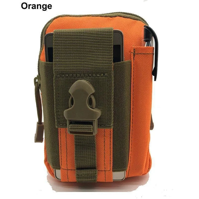 Mobile Phone Case Pouch Waist Bag Waterproof Nylon Multifunction Casual Men Waist Pack Male Small Bag-EXPROTAS