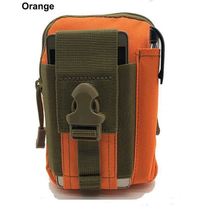 Mobile Phone Case Pouch Waist Bag Waterproof Nylon Multifunction Casual Men Waist Pack Male Small Bag-EXPROTAS