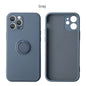 Magnetic Ring Silicone Phone Case for iPhone 11-17 Pro Max Plus Mini XR