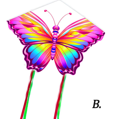 Butterfly Kite for Kids & Adults - Easy to Fly with String - Outdoor Fun