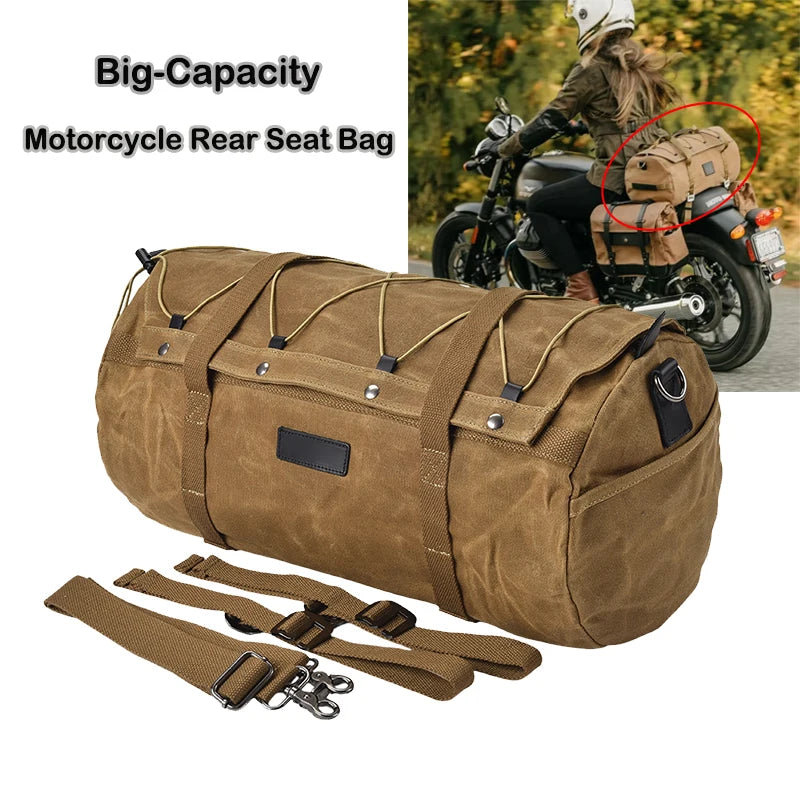 Universal Waterproof Motorcycle Rear Luggage Rack Bag Touring Tail Bag - EXPROTAS