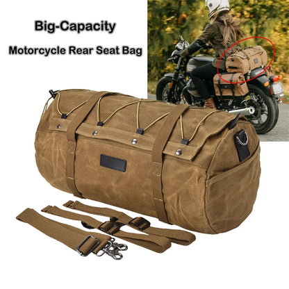 Universal Waterproof Motorcycle Rear Luggage Rack Bag Touring Tail Bag - EXPROTAS