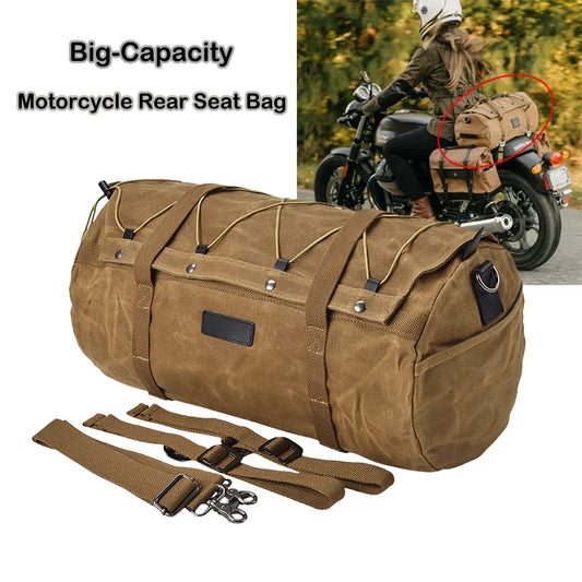 Universal Waterproof Motorcycle Rear Luggage Rack Bag Touring Tail Bag - EXPROTAS