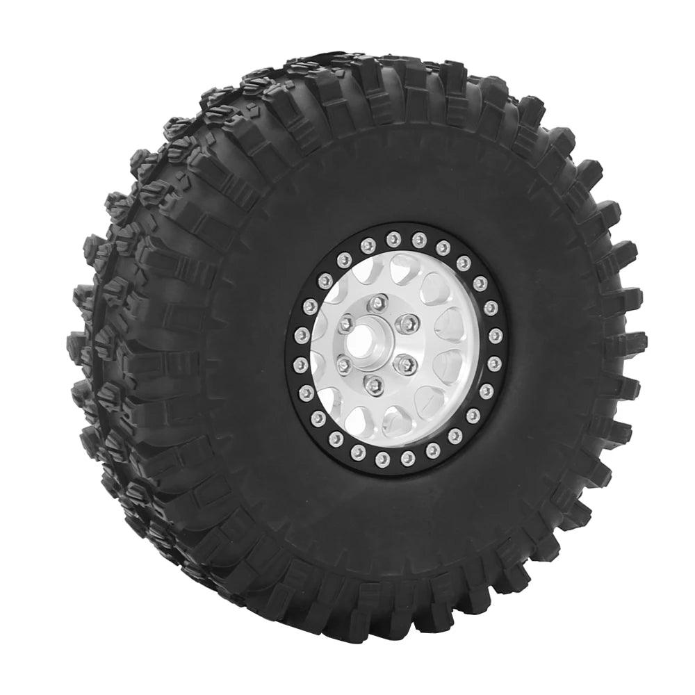 Beadlock Wheel 1.9 Metal Rim for 1/10 RC Crawler Axial SCX10 TRX-4 Redcat
