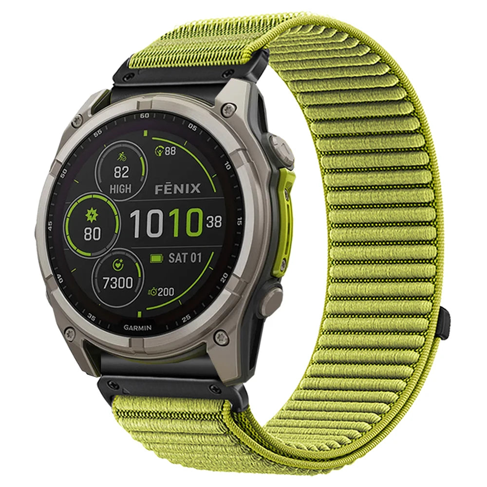 Nylon Strap For Garmin Fenix 8 Pro 26mm 22mm Watch Band 51mm 47mm