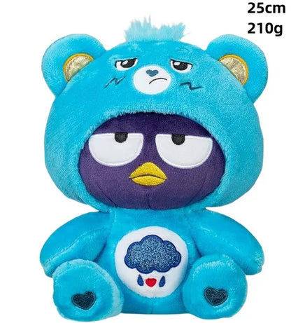 30CM Kawaii Bear Plush Toy Rainbow Soft Stuffed Doll Carebears Anime