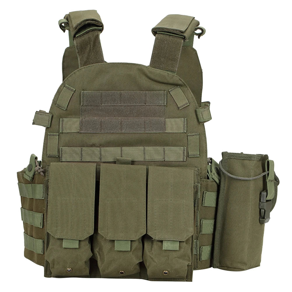Tactical Nylon MOLLE Vest Combat Body Armor Airsoft Military Camo Hunting