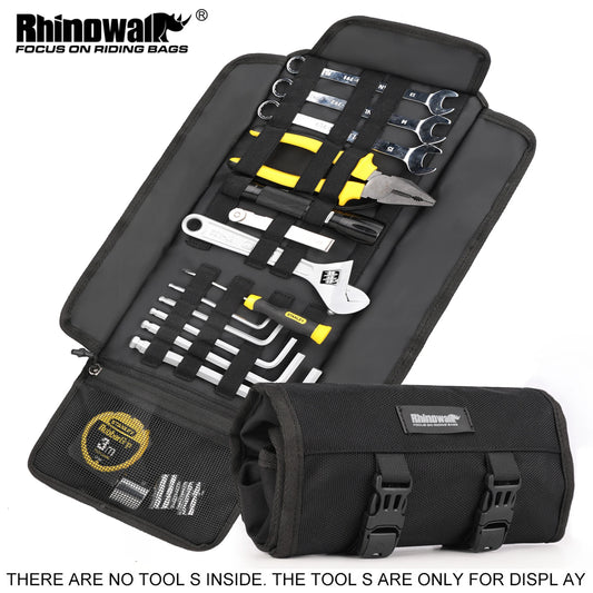 Motorcycle Tool Roll Bag Portable Side Storage Pouch for Travel Repair Tools