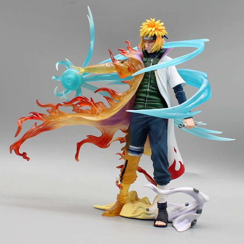 26cm Naruto Figures Namikaze Minato Anime Figures Gk Pvc Statue Action Figurine Rasengan Desk Decoration Model Kids Toys Gift-EXPROTAS
