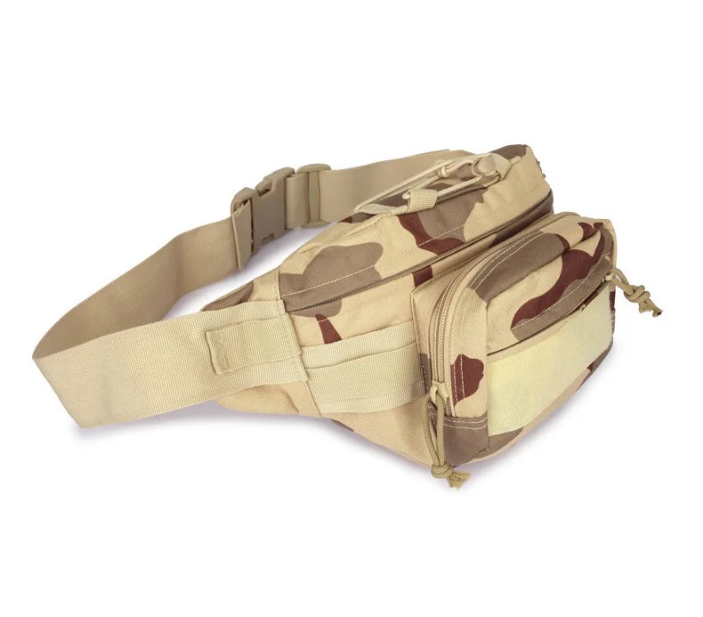 Waist Pack for Men Nylon Hiking Phone Pocket Outdoor Sport Molle Pack Hunting Climbing Camping Belt Bag