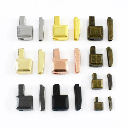 10/20/50Sets 3# 5# 8# 10# 10Sets Single Open Slider Plug Accessories Insert Box Pin Retainer for Metal Zipper Replacement Kit
