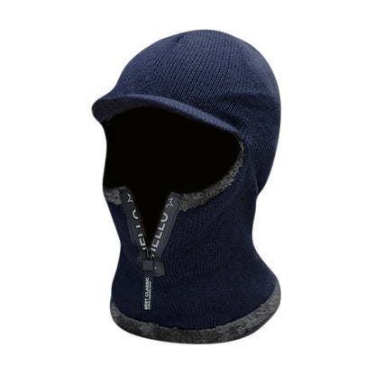 Men's Outdoor Ear Protection Warm Wool Hat Knitted Winter Cap Windproof