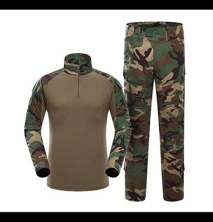 Tactical Uniform Suit Airsoft Hunting Camouflage Pants Shirts Military Clothing