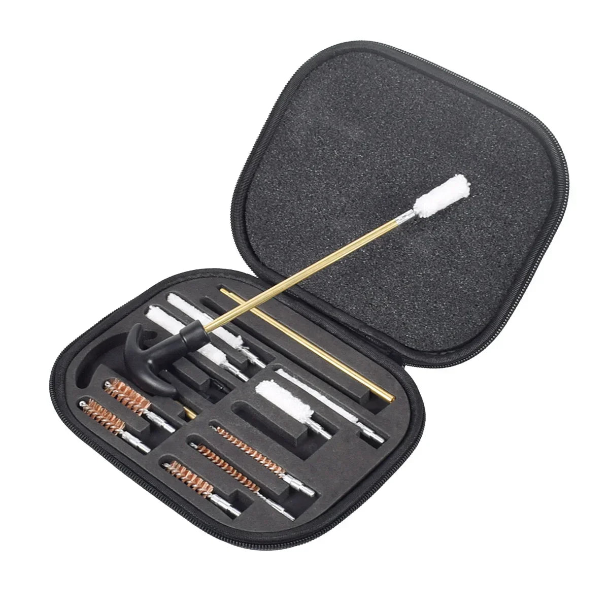 16Pcs Rod For .22/9mm/.40/357 Universal Brass Gun Cleaning Kit