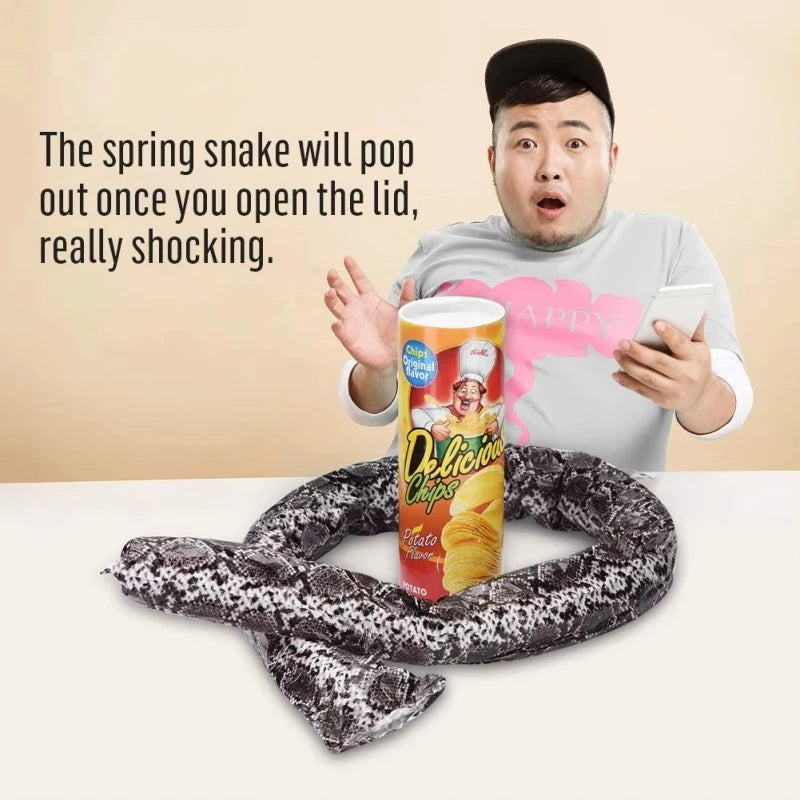 Potato Chip Snake Jump Magic Toy April Fool Stage Trick Prank Gag