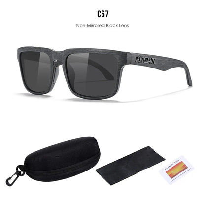 2025 KDEAM Polarized Sunglasses Red Mirror Lens Unisex Outdoor Eyewear