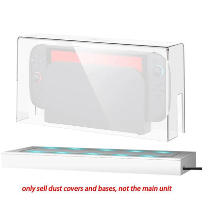 Acrylic Dust Cover Display Box Base Protective Shell For Nintendo Switch 2 Host