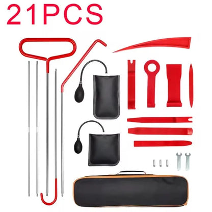 Inflatable Air Pump 21/18PCS Car Door Window Open Fixing Gripper Tools