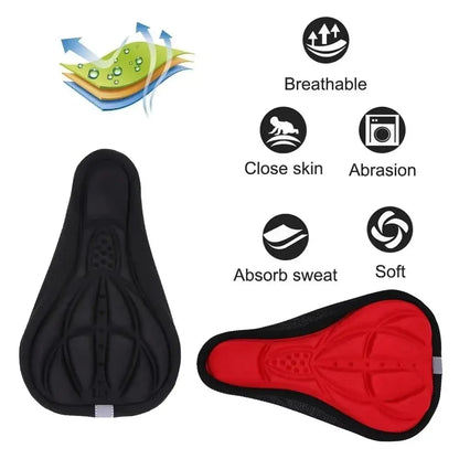 2025 Cycling Seat Cover Soft MTB Bicycle Saddle Cushion Thickene Sponge Pad
