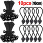 Elastic Bungee Ball Ties Heavy Duty Tarp Tie Down for Tent Awning Cargo