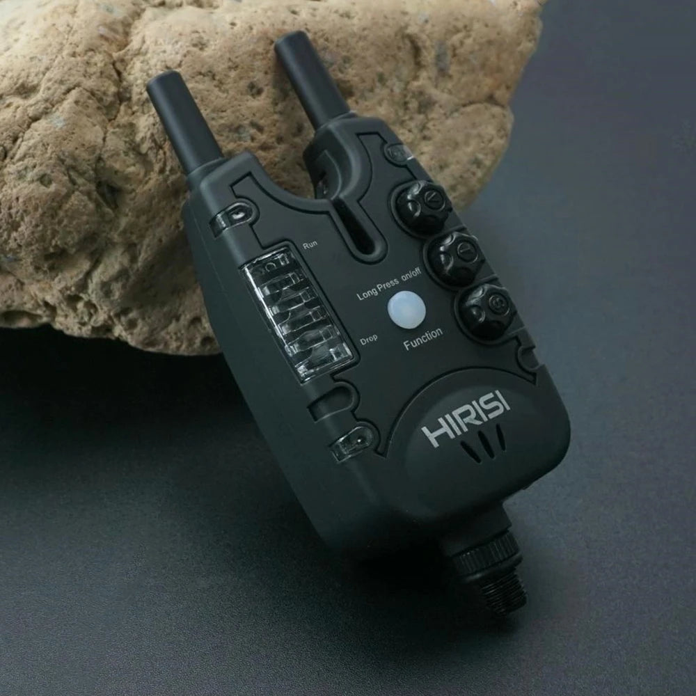Hirisi Carp Fishing Bite Alarms with LED Light, Adjustable Volume, Tone, Sensitivity Fishing Bite Indicators B150-EXPROTAS